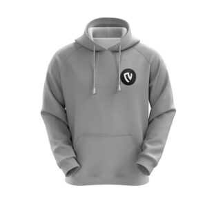 Light Grey Triple Layered Premium Fleece Pullover Hoodie