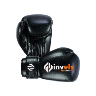 Black Premium Quality synthetic Leather Boxing Gloves