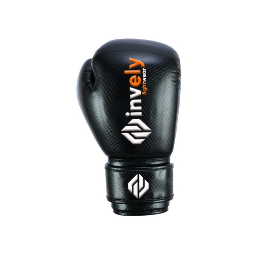 Black Premium Quality synthetic Leather Boxing Gloves - Image 3