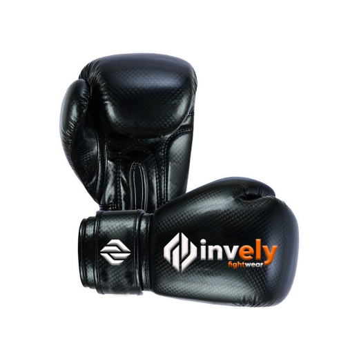 Black Premium Quality synthetic Leather Boxing Gloves