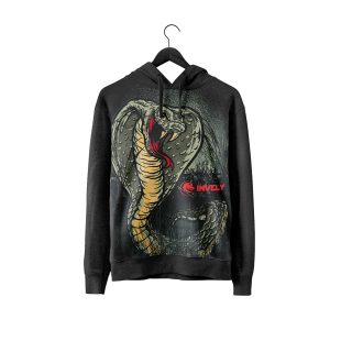 Cobra Art DTF/DTG Print Black Fleece Hoodies