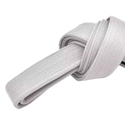 WHITE COTTON INVELY BJJ BELT - Image 6