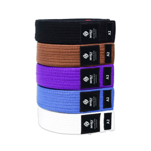 INVELY Premium Pearl Weave BJJ Belts