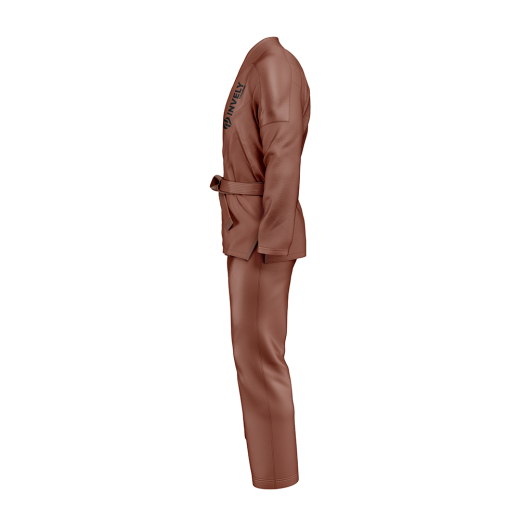 Brown Color INVELY Kimonos Brazilian Jiu Jitsu BJJ Gi For Men - Image 6