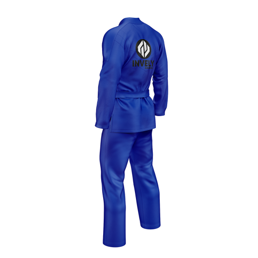 Royal Blue INVELY Kimonos Brazilian Jiu Jitsu BJJ Gi For Men - Image 5