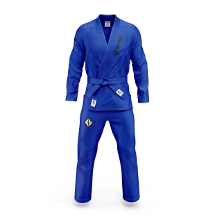 Royal Blue INVELY Kimonos Brazilian Jiu Jitsu BJJ Gi For Men
