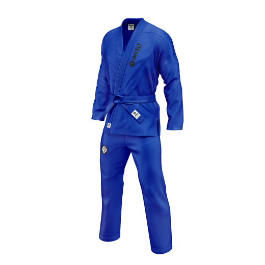 Royal Blue INVELY Kimonos Brazilian Jiu Jitsu BJJ Gi For Men - Image 4