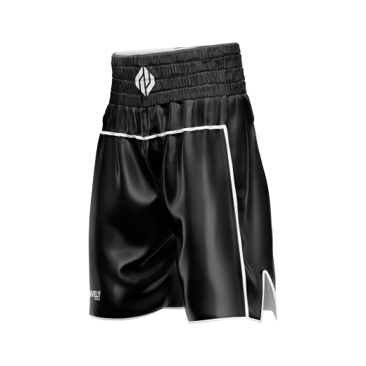 Black Muay Thai Shorts Fight Shorts - Image 2