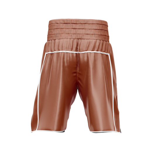 Brown Color Two Panel Boxing Shorts - Image 3